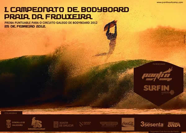 1ª Proba Open Circuito Galego Bodyboard na Praia da Frouxeira - 25 de Febreiro