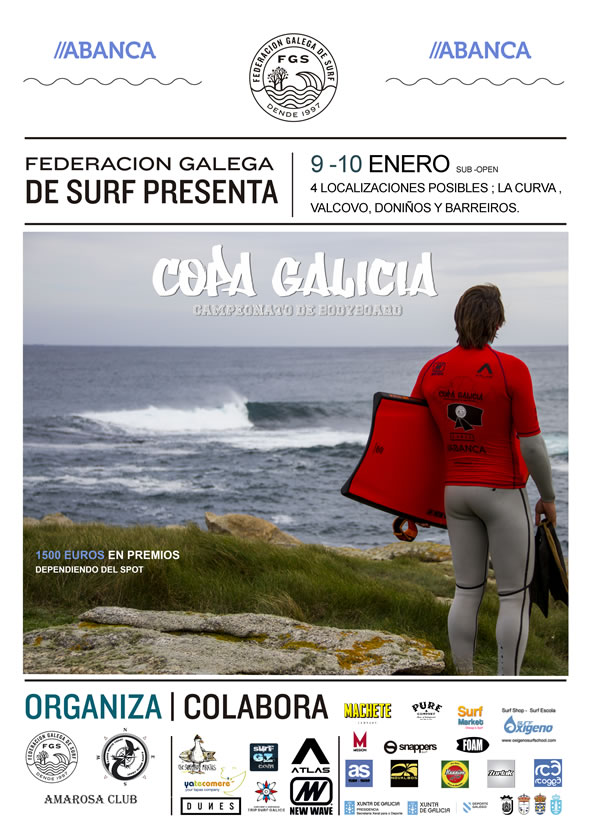 Confirmada a Copa Galicia de Bodyboard en Valcobo esta fin de semana!