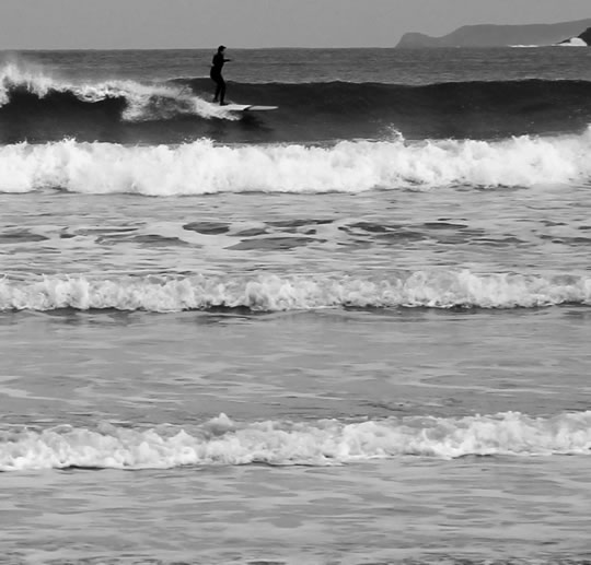 Longboard surf galicia