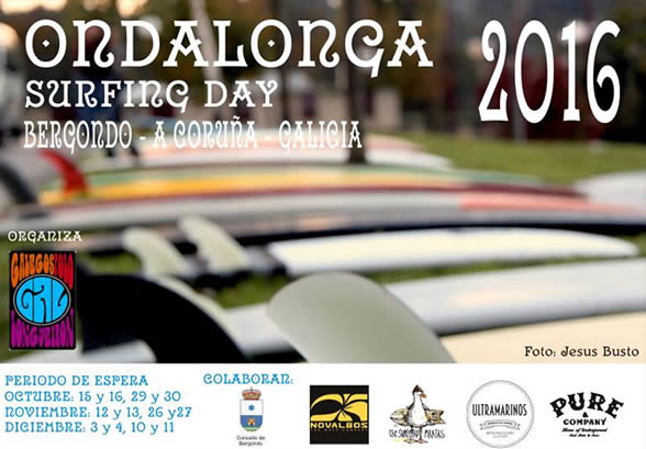 Presentado o cartel do Ondalonga Surfing Day