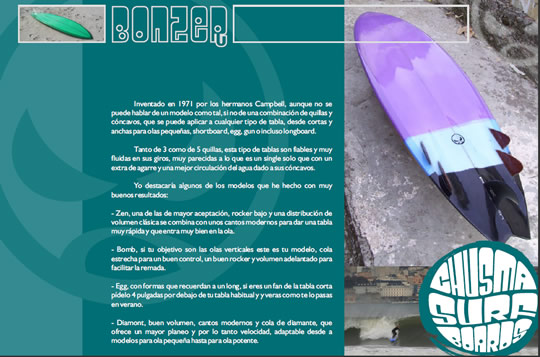 Chusma Surfboards presenta o novo catálogo 2012!