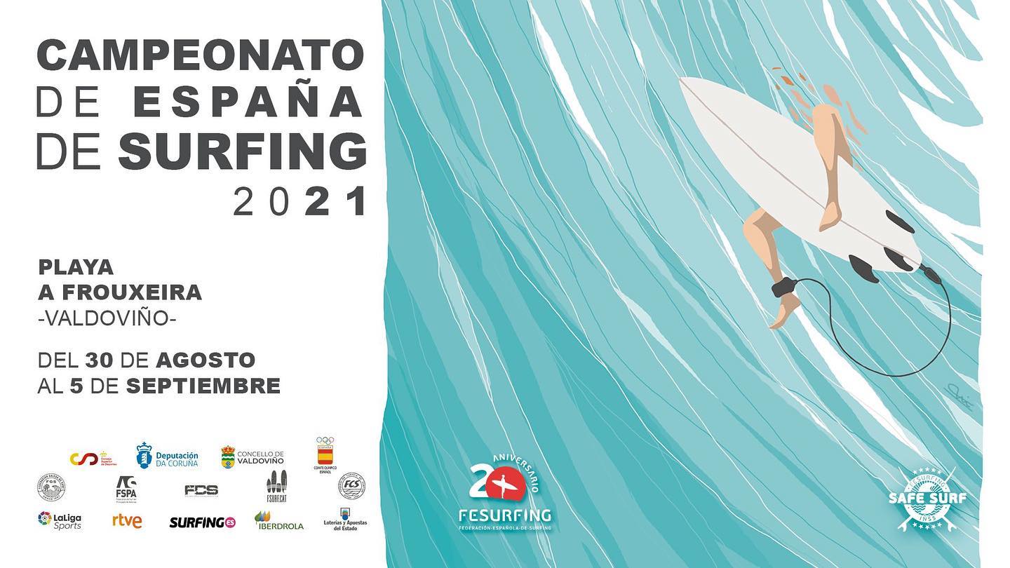 Convocado o Campionato de España de Surfing en Valdoviño
