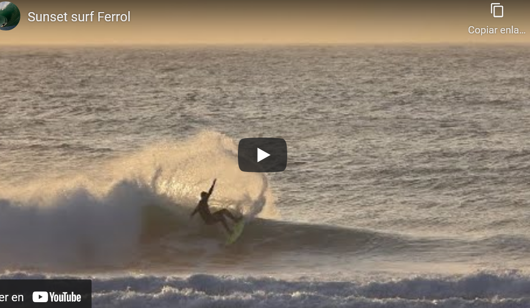 Eric Rebiere: Sunset surf Ferrol 