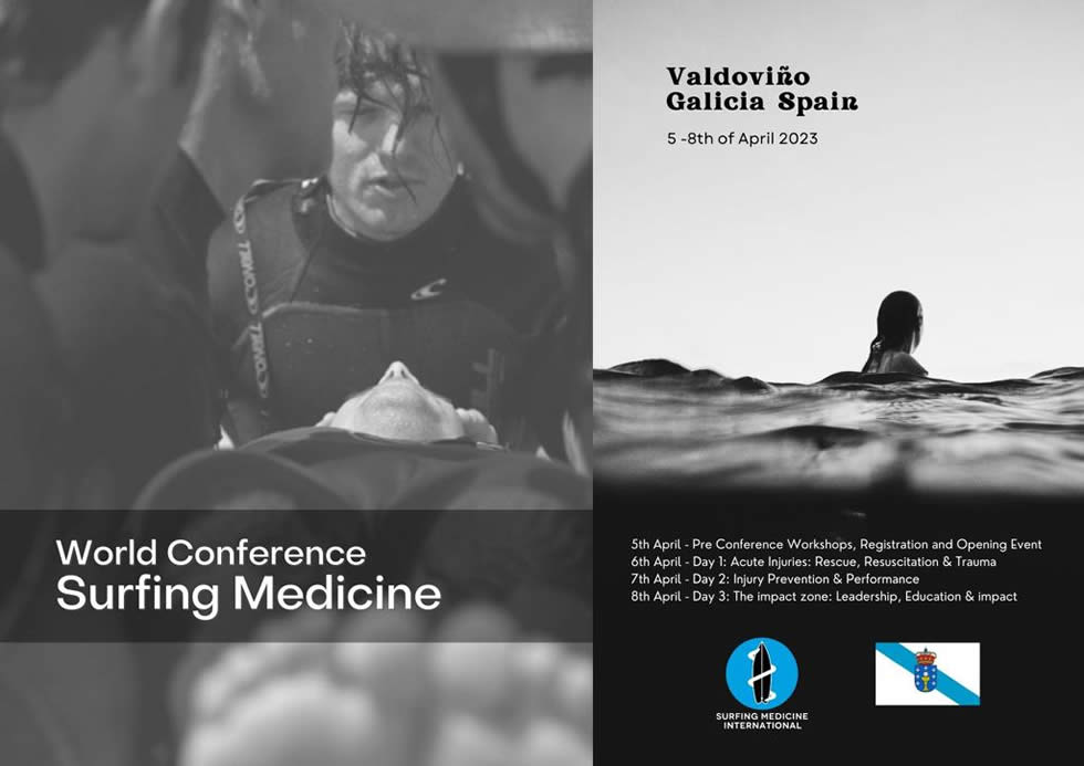 Presentado o Congreso Mundial de Medicina do Surf en Valdoviño - Abril 2023