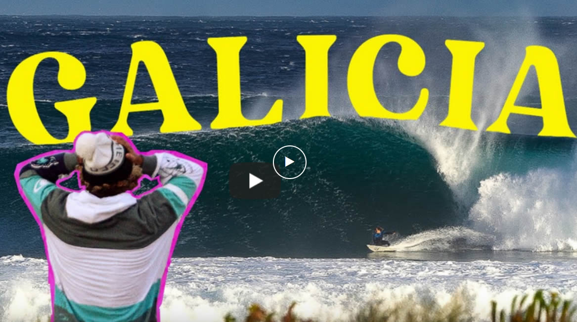 Primeiro Swell en Galicia con Xavi Lucena