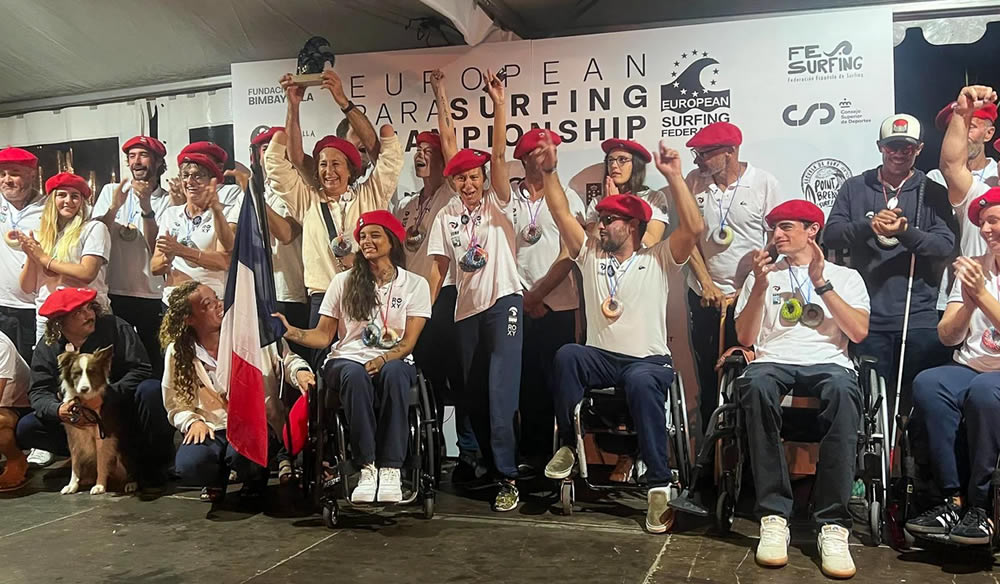 Francia coroase campioa de Europa no European ParaSurfing Championship 2025 en Patos