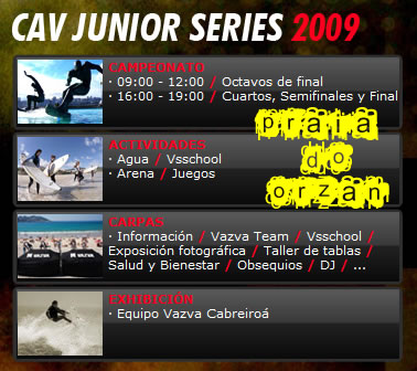 CAV Junior Series - Praia do Orzán - 1 de Agosto