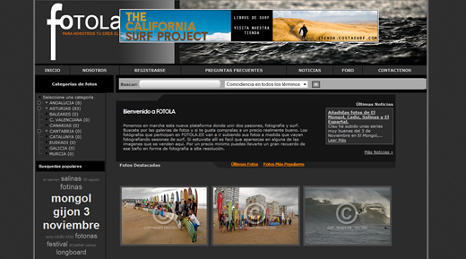 Fotola.es - Novo proxecto web surfeiro