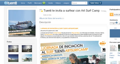 I Xornadas de Iniciación ao Surf - Tuenti e Art SurfCamp