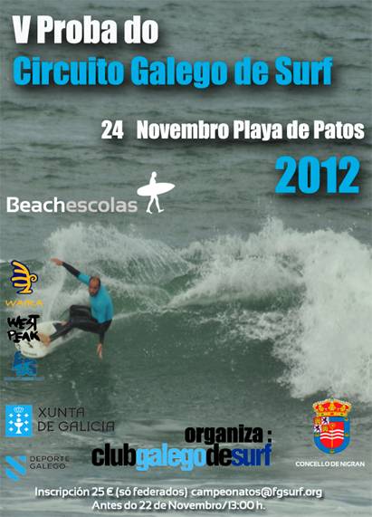 5ª Proba do Circuíto Galego Open de Surf en Patos