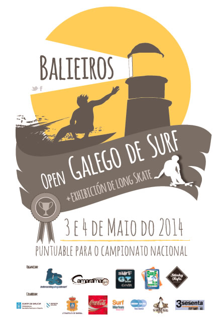 Comeza o Circuíto Galego Open de Surf en Balieiros os días 3 e 4 de Maio