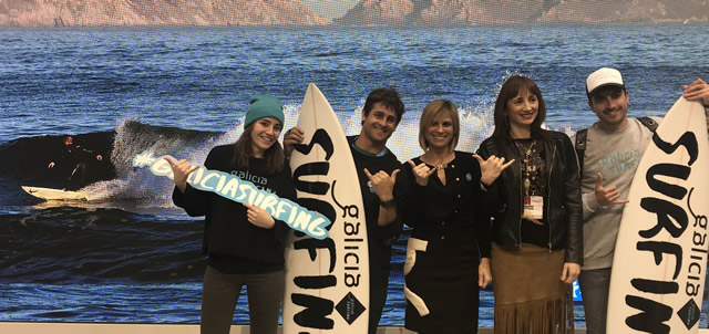 A Axencia de Turismo de Galicia presentou Galicia Surfing en Fitur