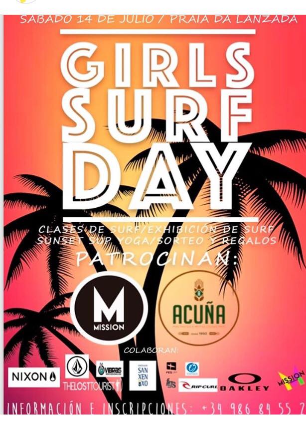 Surfing Girls Day na Lanzada - 14 de Xullo
